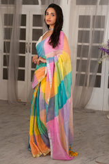 Checkchic Linen Saree Checkchic Linen Saree