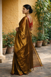 Golden Legacy Edit Handloom Zari Saree