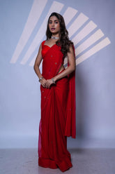 Hot Edit Chiffon Saree