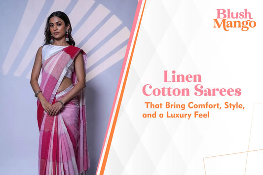 linen cotton saree for style and luxury