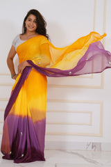 Tangy Chiffon Saree