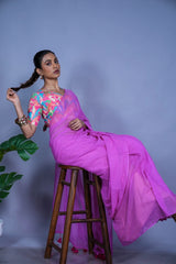 Petal Rush Mul Cotton Saree