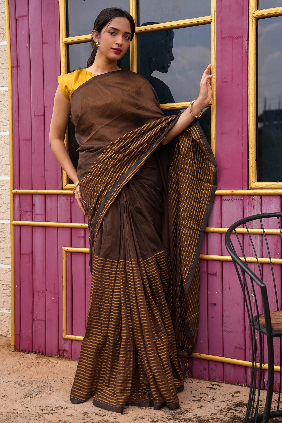 Cocoweave Mul Cotton Saree
