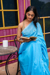 Skyora Mul Cotton Saree