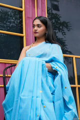 Skyora Mul Cotton Saree