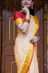 Ivoreeze Mul Cotton Saree
