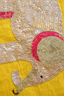 Haldi Glow Mul Cotton Saree