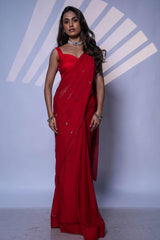 Hot Edit Chiffon Saree