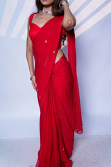Hot Edit Chiffon Saree