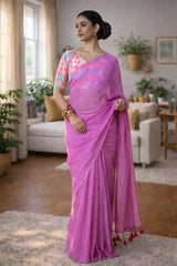 Petal Rush Mul Cotton Saree