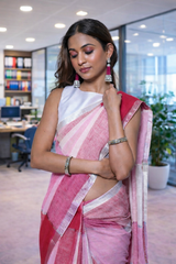 Cotton Candy Linen Saree
